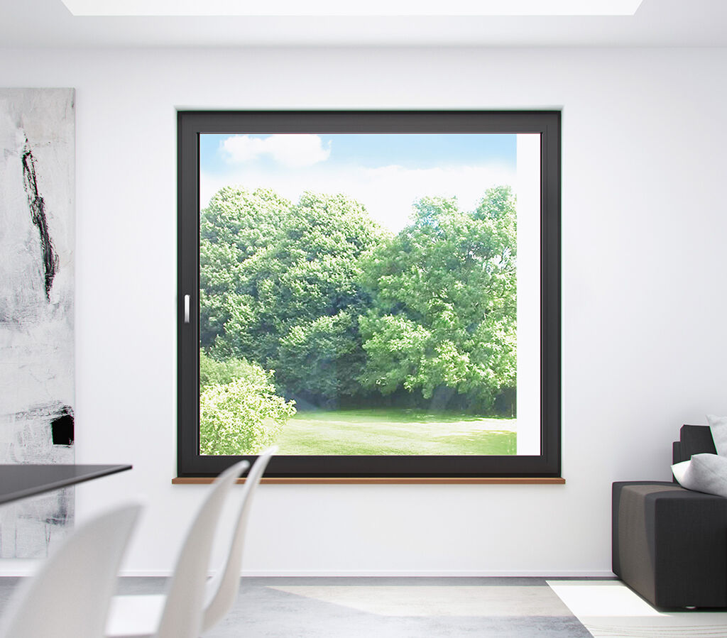 Aluminiumfenster von WB Bauelemente, Innenansicht