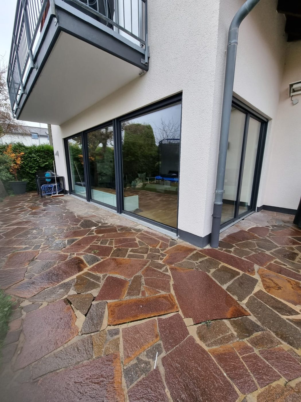 Schiebeelement zur Terrasse – Referenz von WB Bauelemente